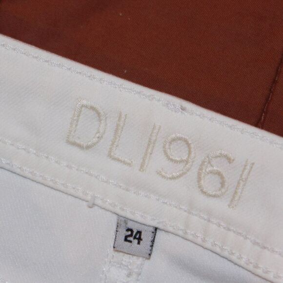 DL1961 White Skinny Jeans Women size 24 - Picture 10 of 14